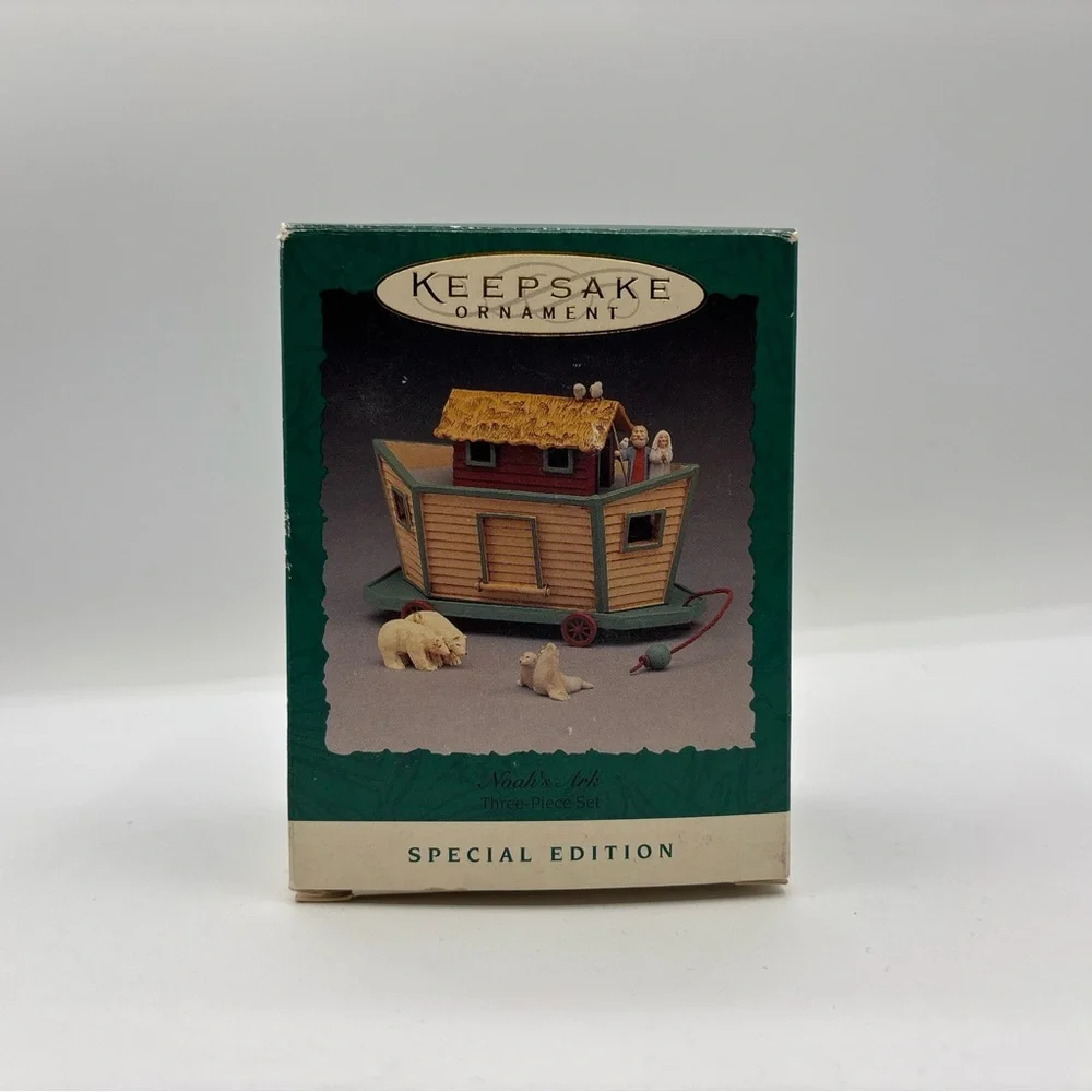 Hallmark Keepsake Ornament 1994 Noah’s‎ Ark Three Piece Set Special Edition